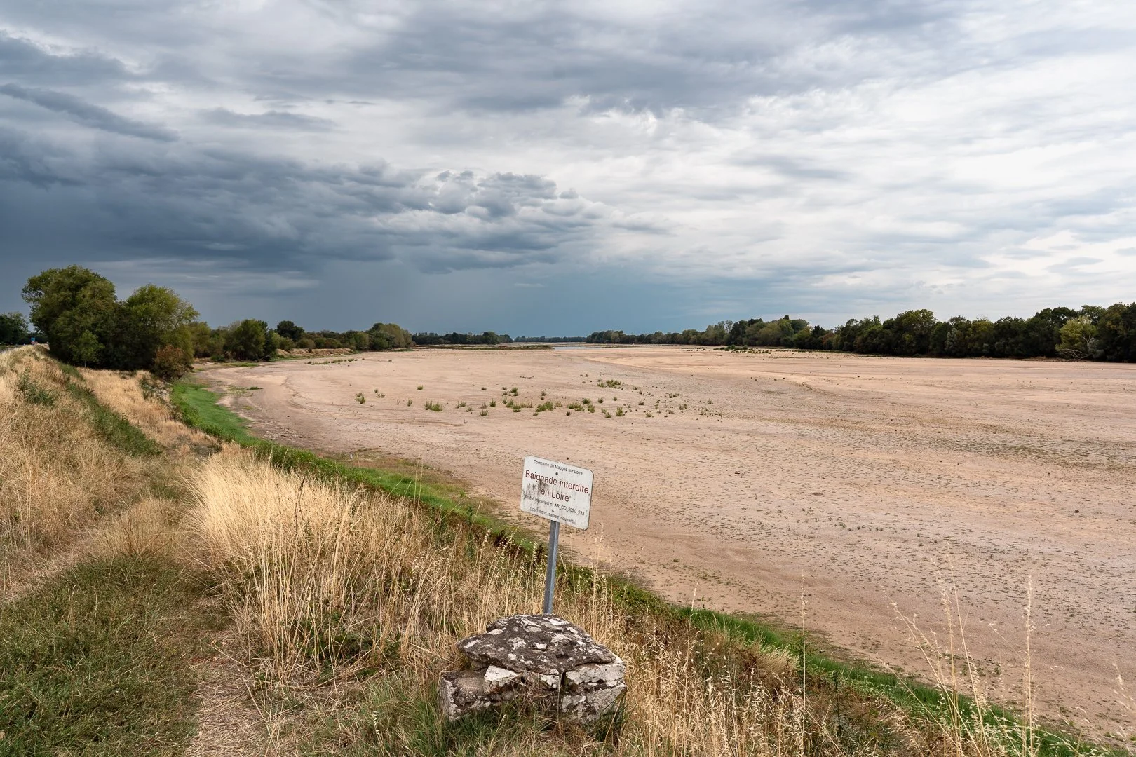 Sécheresse Loire changement climatique Florian Coelo photographe Angers Nantes Bretagne