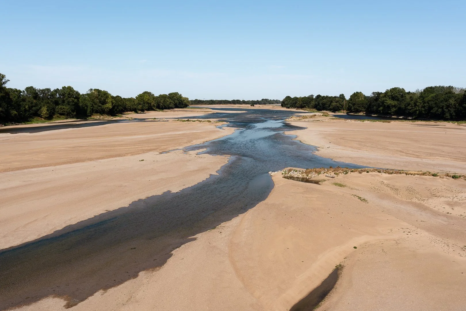 Sécheresse Loire changement climatique Florian Coelo photographe Angers Nantes Bretagne