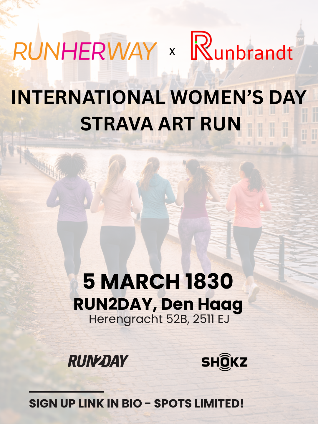 Run Her Way x RunBrandt – International Women’s Day Strava Art Run