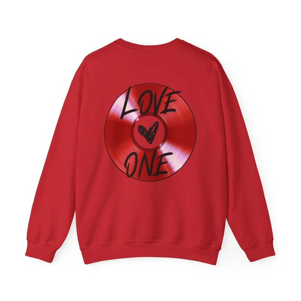 【GRAVER】22FW★ Small Red Lettering Logo Sweatshirt Small lettering sign sweatshirt - GRAVER | 60% - Asian