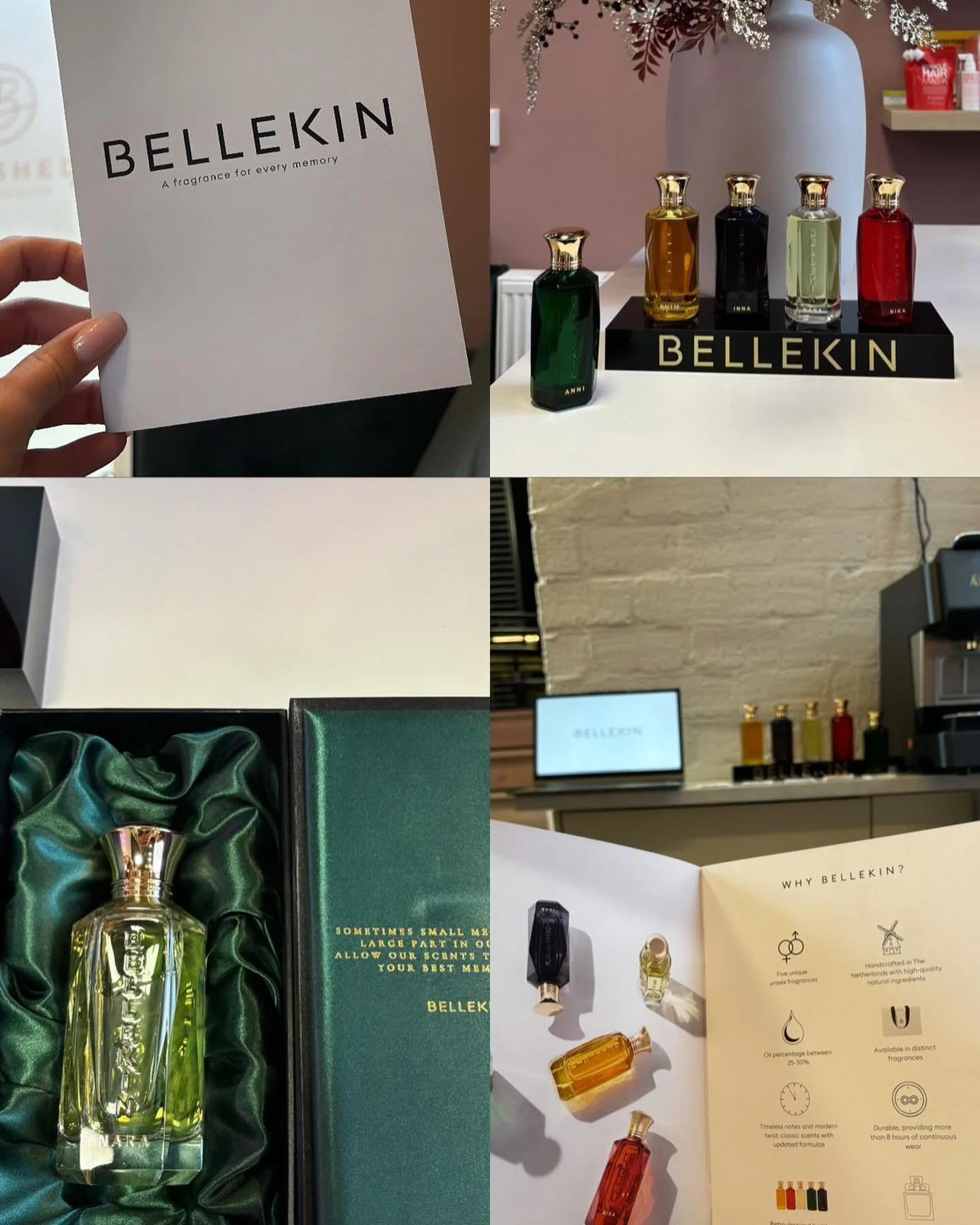 NEW!! 

Wow&hellip; daar zijn ze dan.. de prachtige niche parfums van @bellekin.official 🤩🤩🤩

Wil jij deze parfums ook ontdekken? 

Nika, Anni , Inna, Nara en Bali18 wachten op jou! 

Ervaar deze luxe en bijzondere geuren bij Brushed 

Ze zijn uni