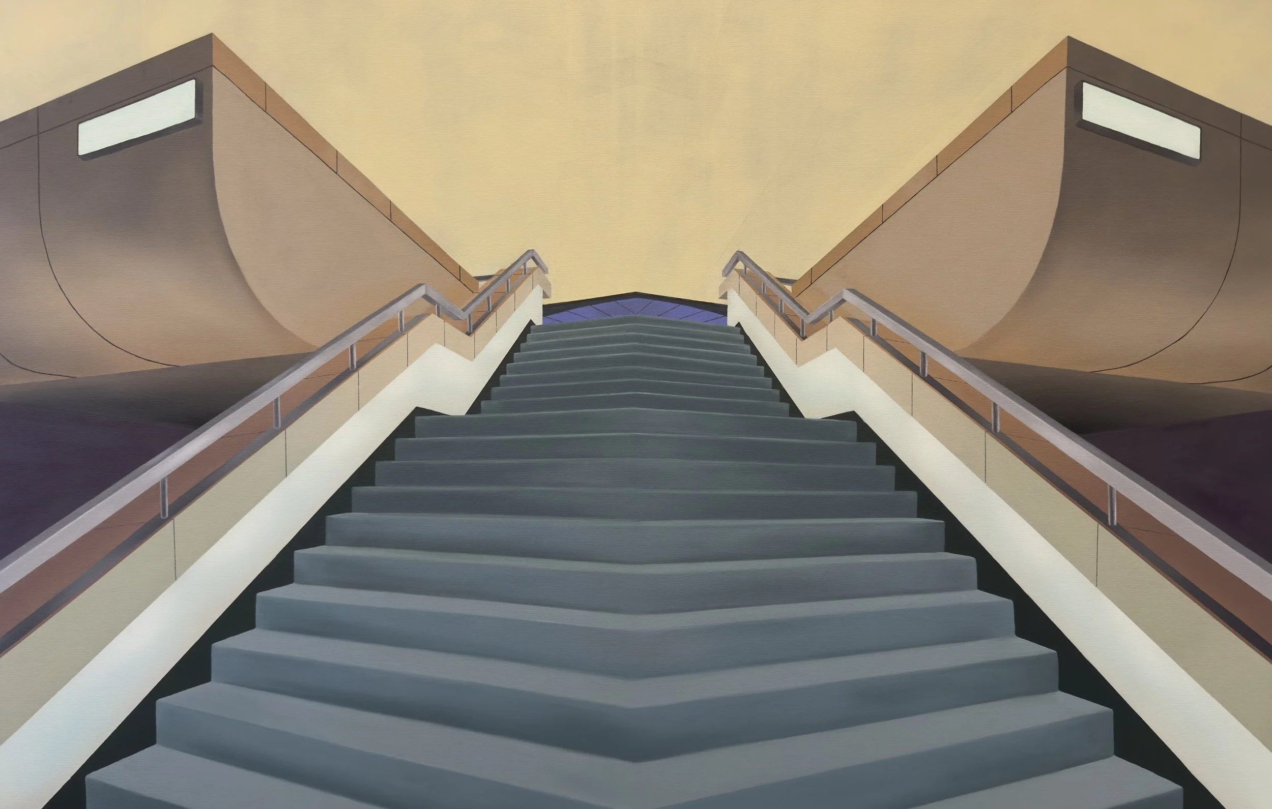 Aufbruch, oil on canvas, 2026