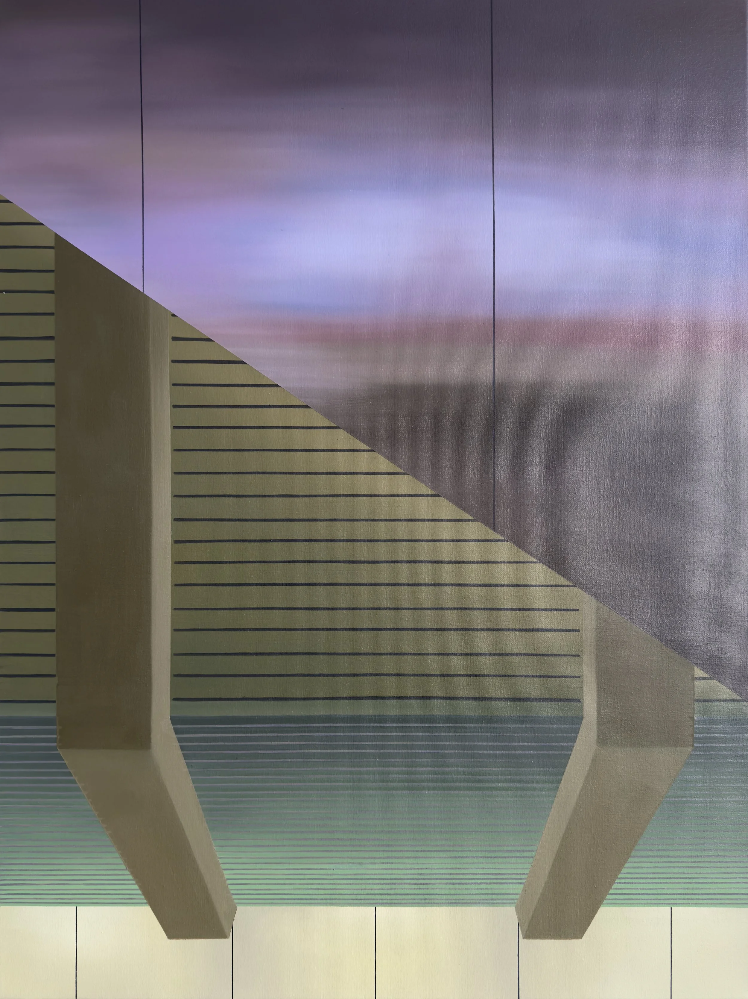 Transit, oil on canvas, 2026