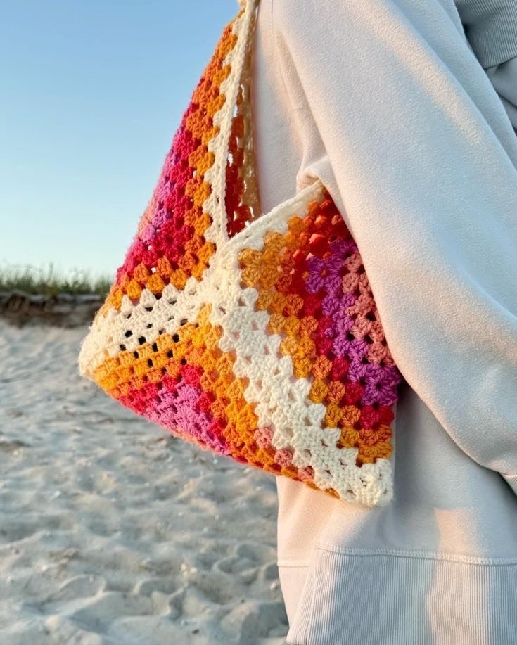 Luna Woven Tote Bag