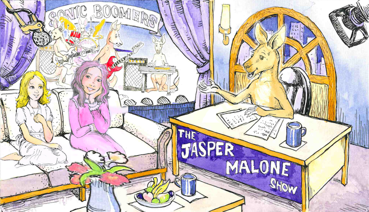 Ollie and Beth from The Jasper Malone Show podcast