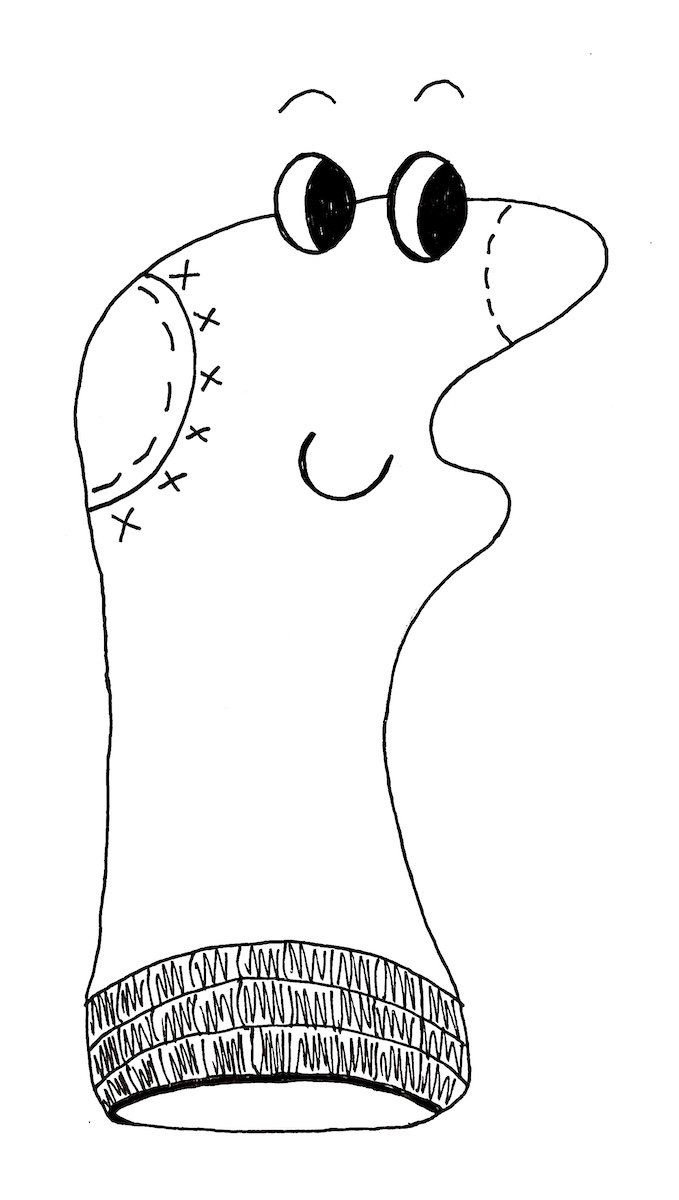 Preview image of Eddie the Sock children's book by Carmer Hook