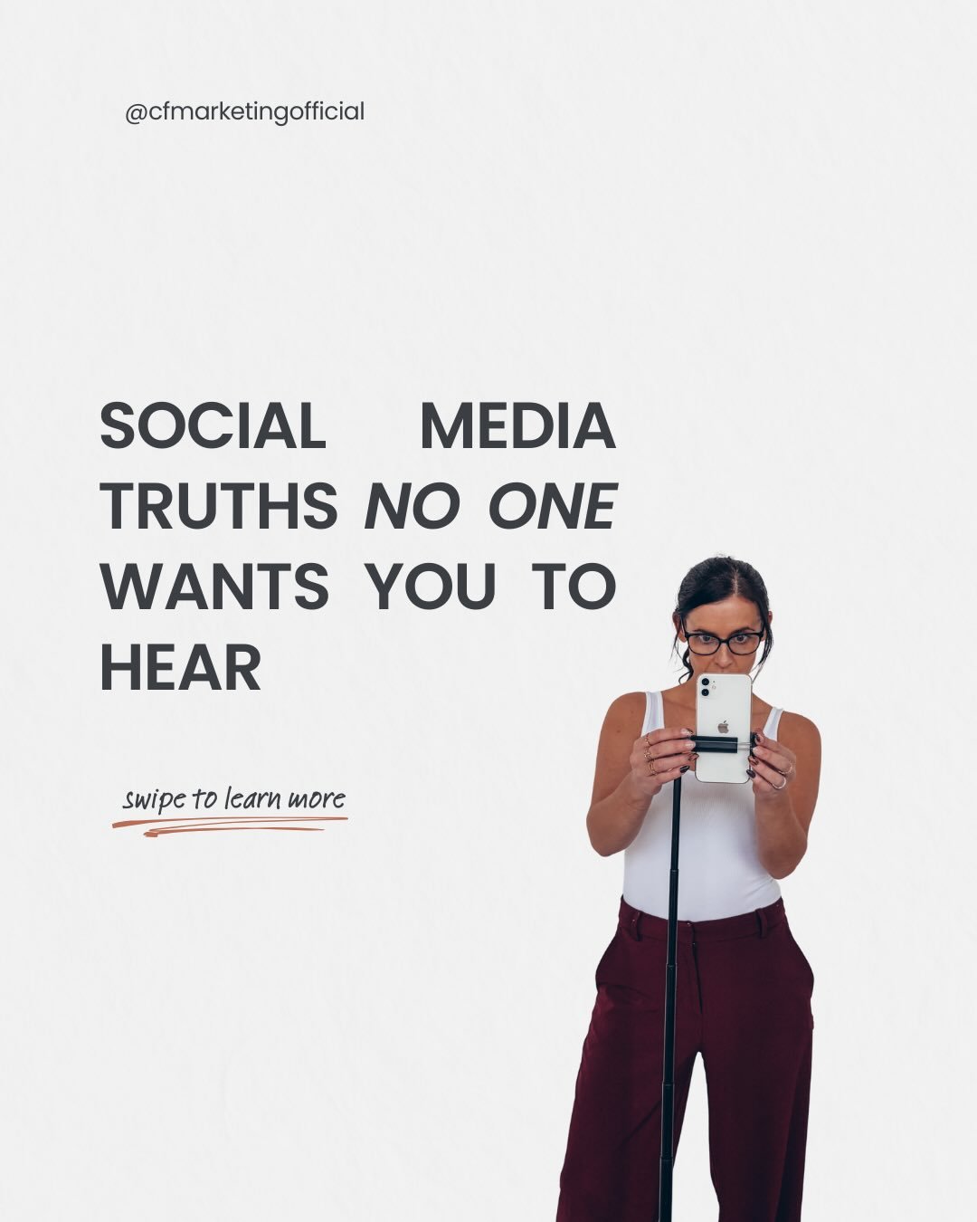 Social media truths no one wants you to hear 🙌🏽🤳

Growth isn&rsquo;t random.
Virality isn&rsquo;t a strategy.
Posting more won&rsquo;t fix weak messaging.

Results come from clarity, consistency, and intent. Everything else is noise.

#socialmedia