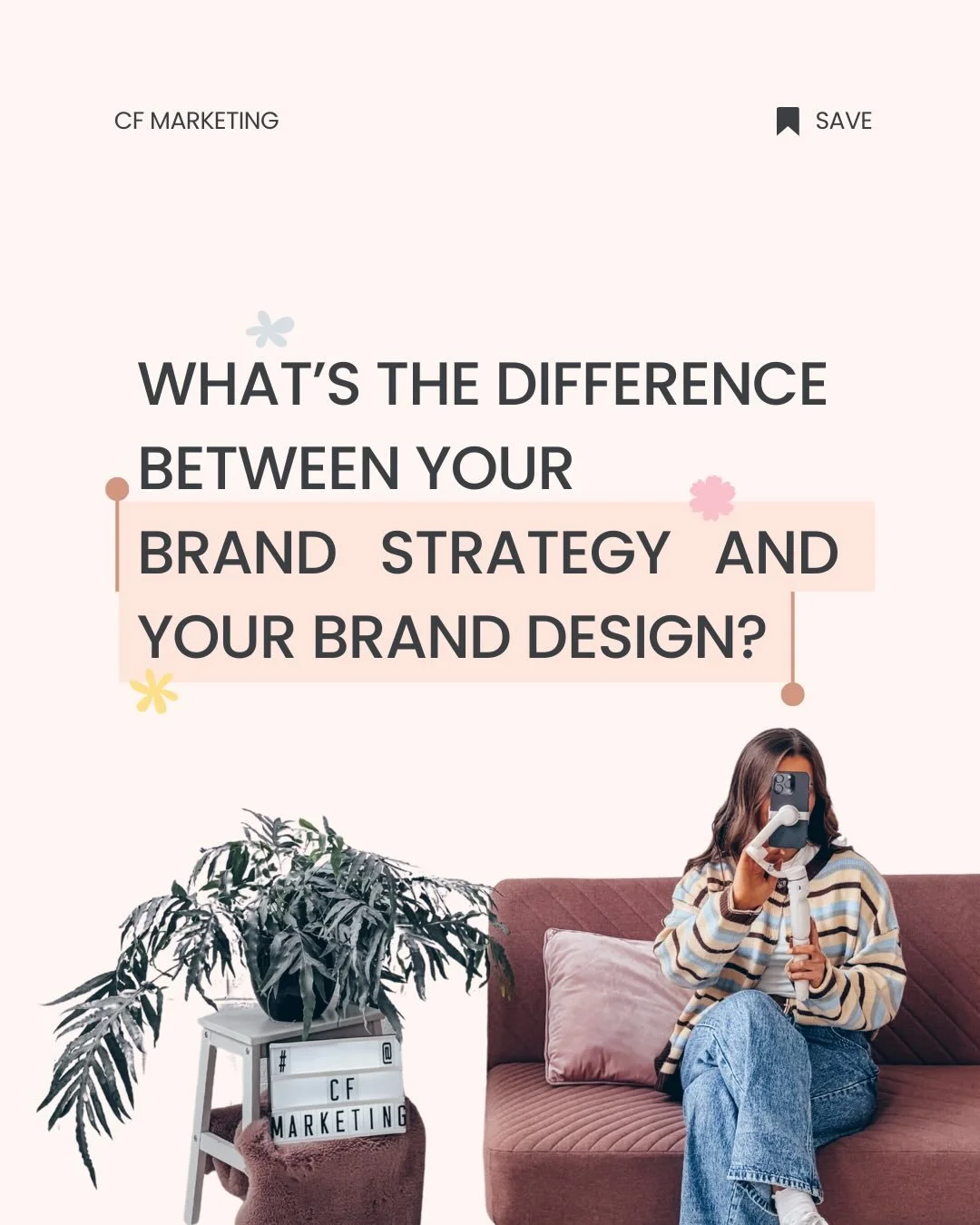 Brand design is how your brand looks 🎨✨

Brand strategy is how it thinks, speaks, and connects 📊🧠

When the two work together, your brand becomes recognisable, intentional, and trusted, not just visually appealing.

#brandstrategy #branding #brand