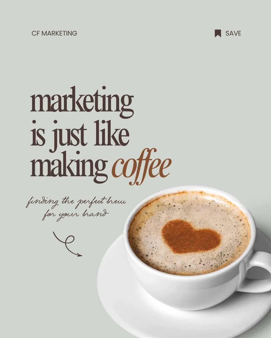 Marketing is a lot like making coffee ☕️ 

It&rsquo;s about choosing the right ingredients, getting the balance right, and knowing that small adjustments can completely change the end result. When everything works together, you get something that act