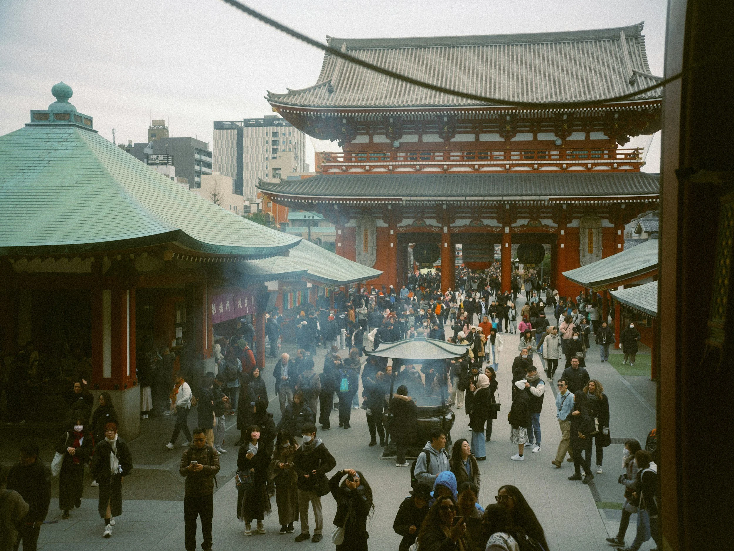 Photo of Senso-ji temple in Asakusa Tokyo Japan.