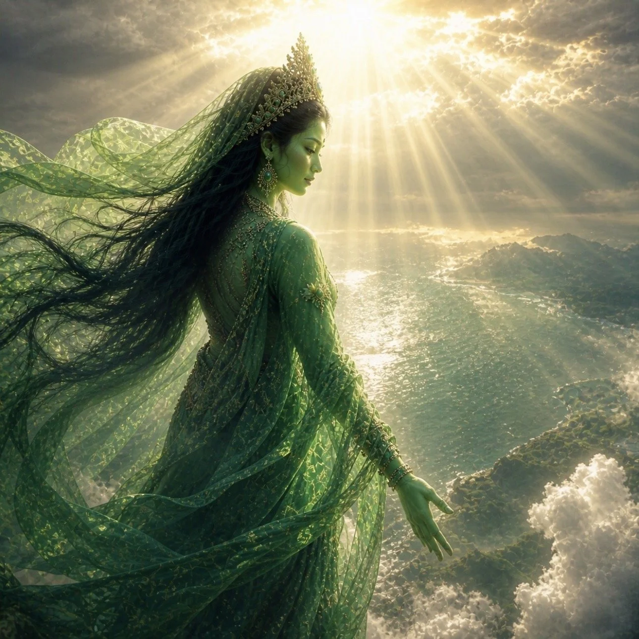 Green Tara on Becoming Light