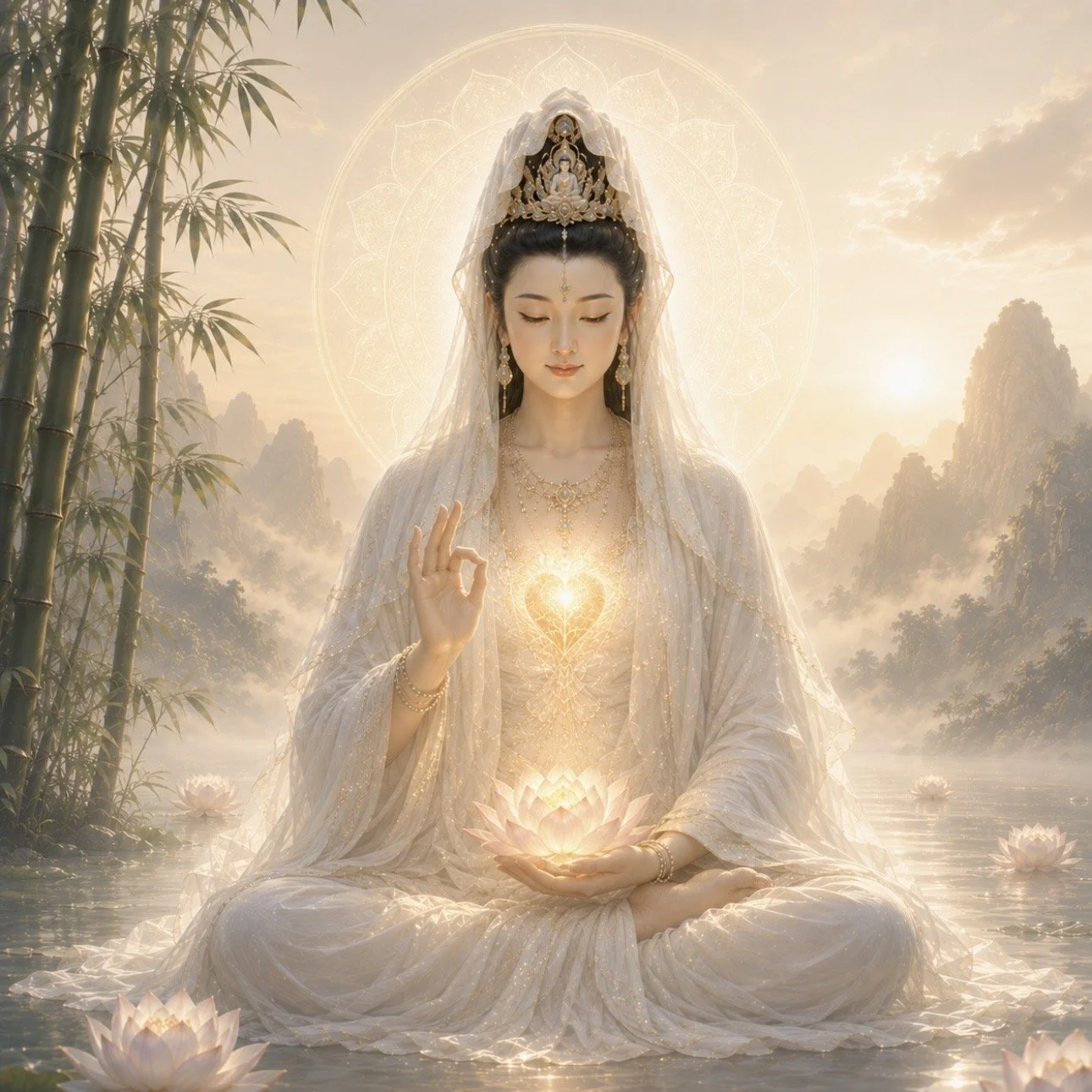 Guanyin on the Broken-Open Heart