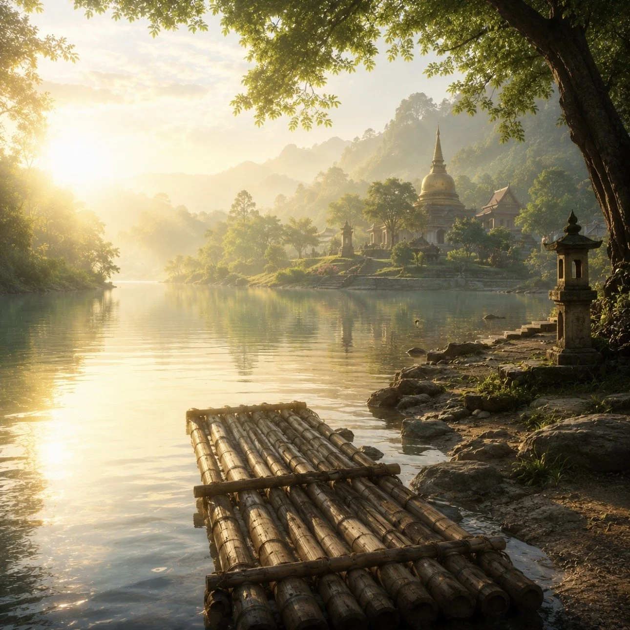 Buddha on the Raft and the Shore