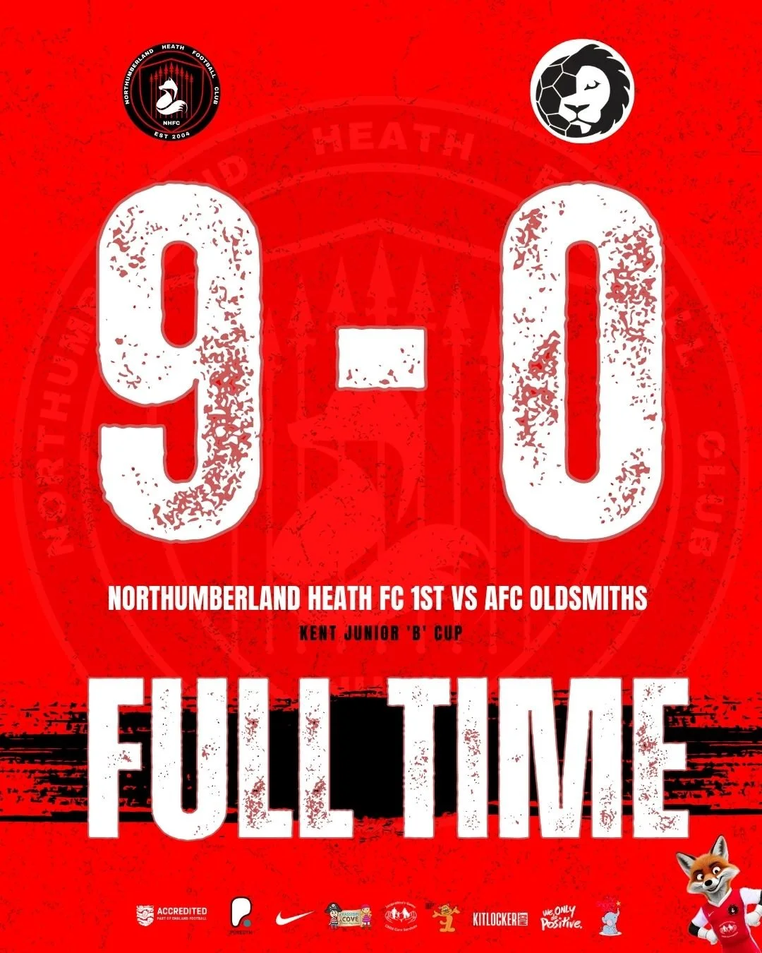 What a way to kick off the new year! First game back and a fantastic win, which puts us through to the next round of the Kent Junior B Cup!! 👏

Well done lads ⚽🔥👏

#uptheheath🔥🦊 #kentjuniorbcup #CupMatch #footballteam #footballmatch