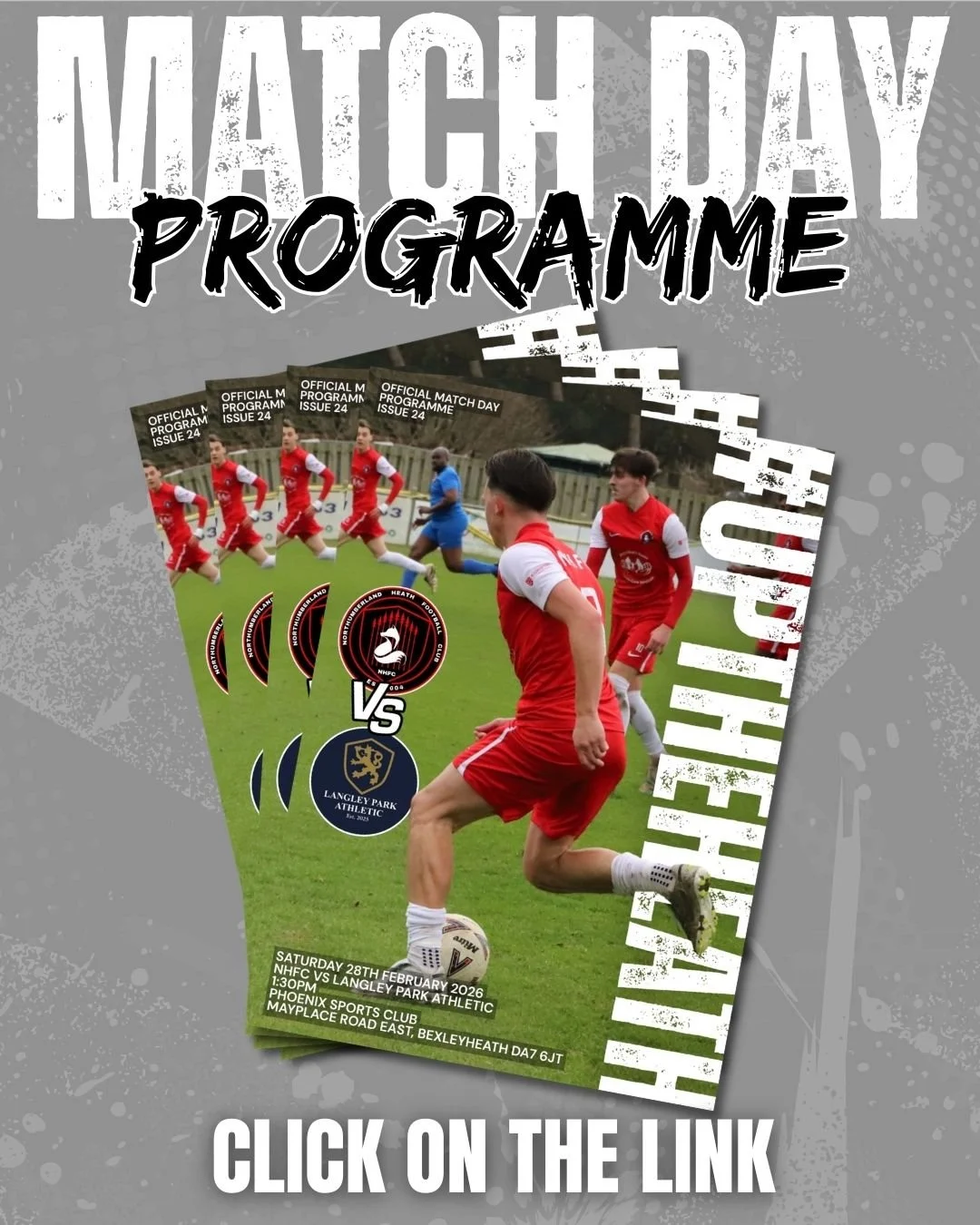 Our digital Match Day Programme is now LIVEEEE! 🔥

Check out our digital program by clicking on the link in our bio. ☝

 #uptheheath🔥🦊