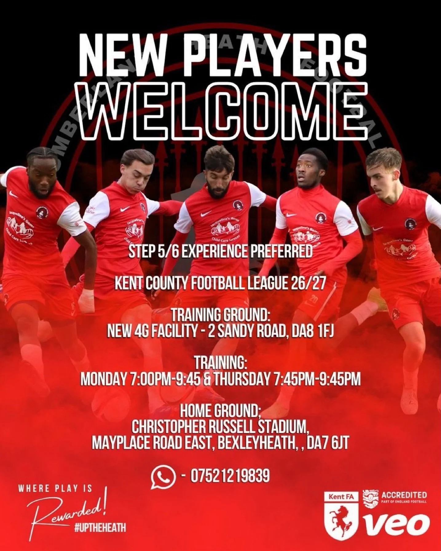 We are already building for next season! 

Have you got what it takes? If you know, then you know! 

#kcfl1516 #scefleague #BASLFL @freeagentsfc_ 
#findmeaplayer  @kent.fa