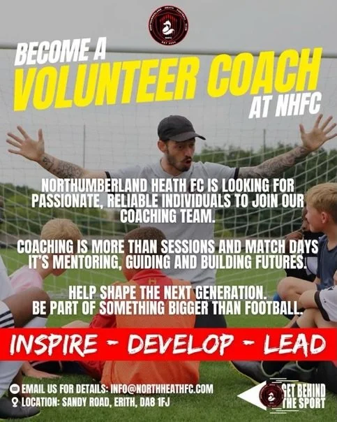 We are actively recruiting volunteer coaches right now for the 26/27 Season. 

If you&rsquo;ve been thinking about getting into coaching then this is your moment.

No experience? We&rsquo;ll support you working along side our experienced coaches.
Got