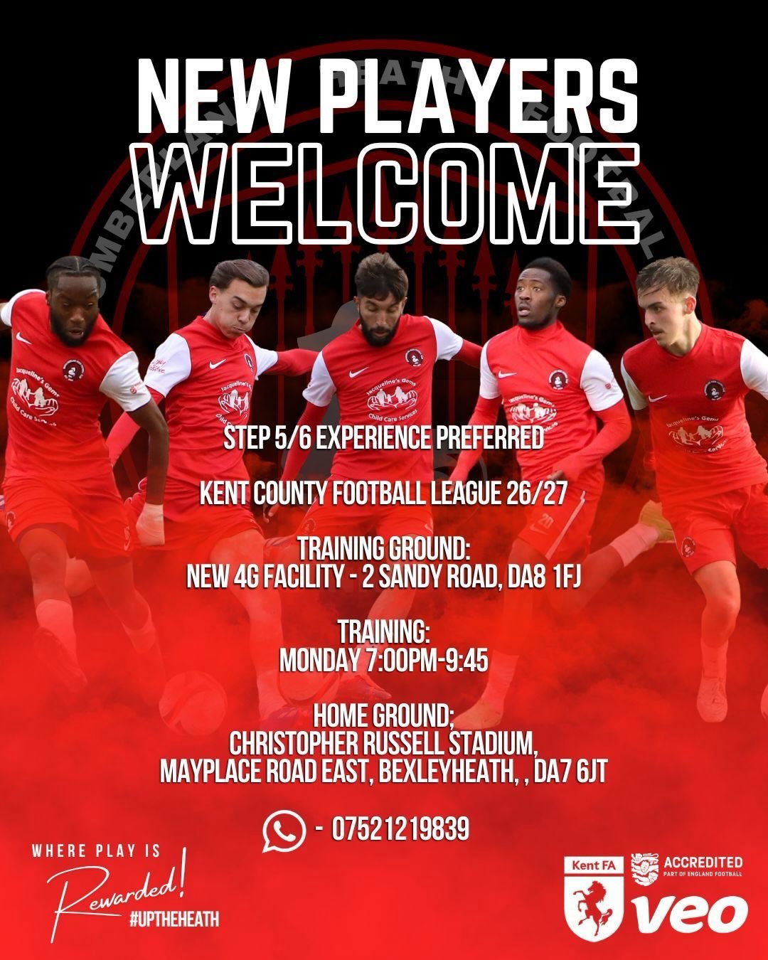 We are already building for next season! 

Have you got what it takes? If you know, then you know! 

@KCFL1516 @SCEFLeague @BASLFL @FreeAgentsFC @Players1stUK
@findmeaplayer @kentsportsnews
@NonLeagueGuys ballerxscout @KentFA
