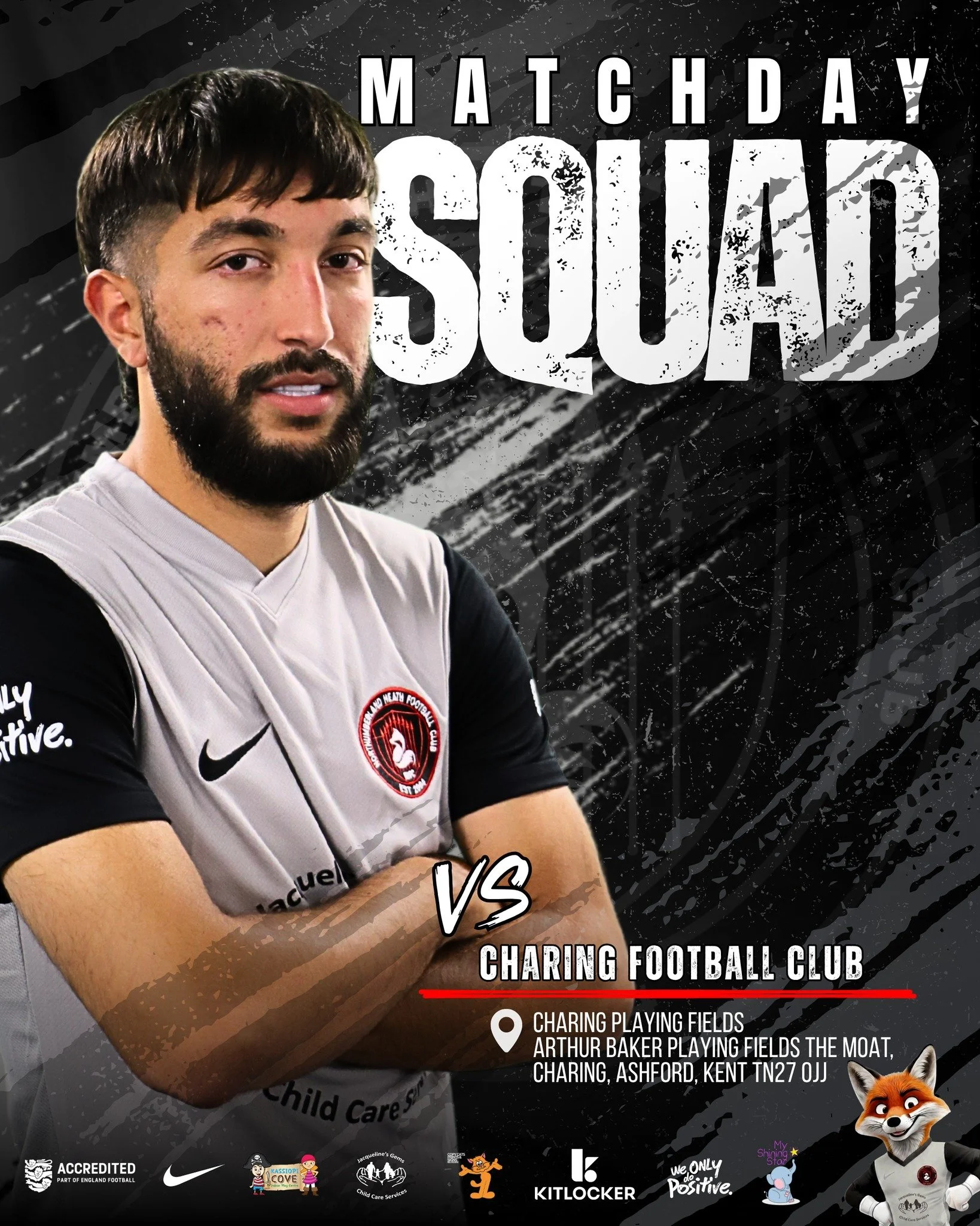 ⚫️⚪️ MATCH DAY SQUAD ⚪️⚫️

On the road. Squad locked in. 🔒⚽️

Here&rsquo;s who&rsquo;s repping The Heath today! 👊🔥

#uptheheath🔥🦊