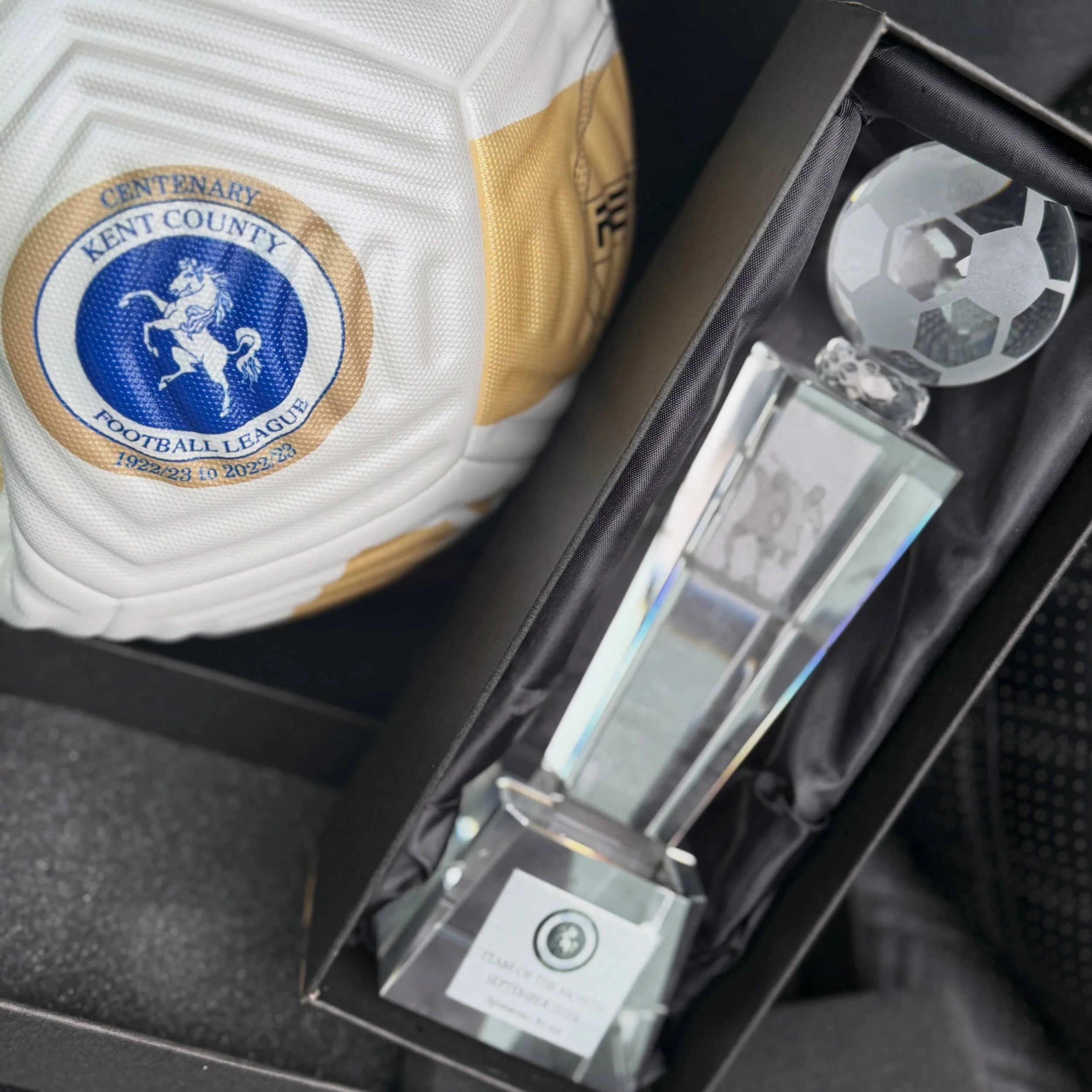 A lovely little surprise for us today! 🏆

Gavin &amp; Julie from the Kent County Football League popped down to present us with the Team of the Month Award for September 2026! 👏⚽️

A brilliant achievement for the lads and a reflection of all the ha