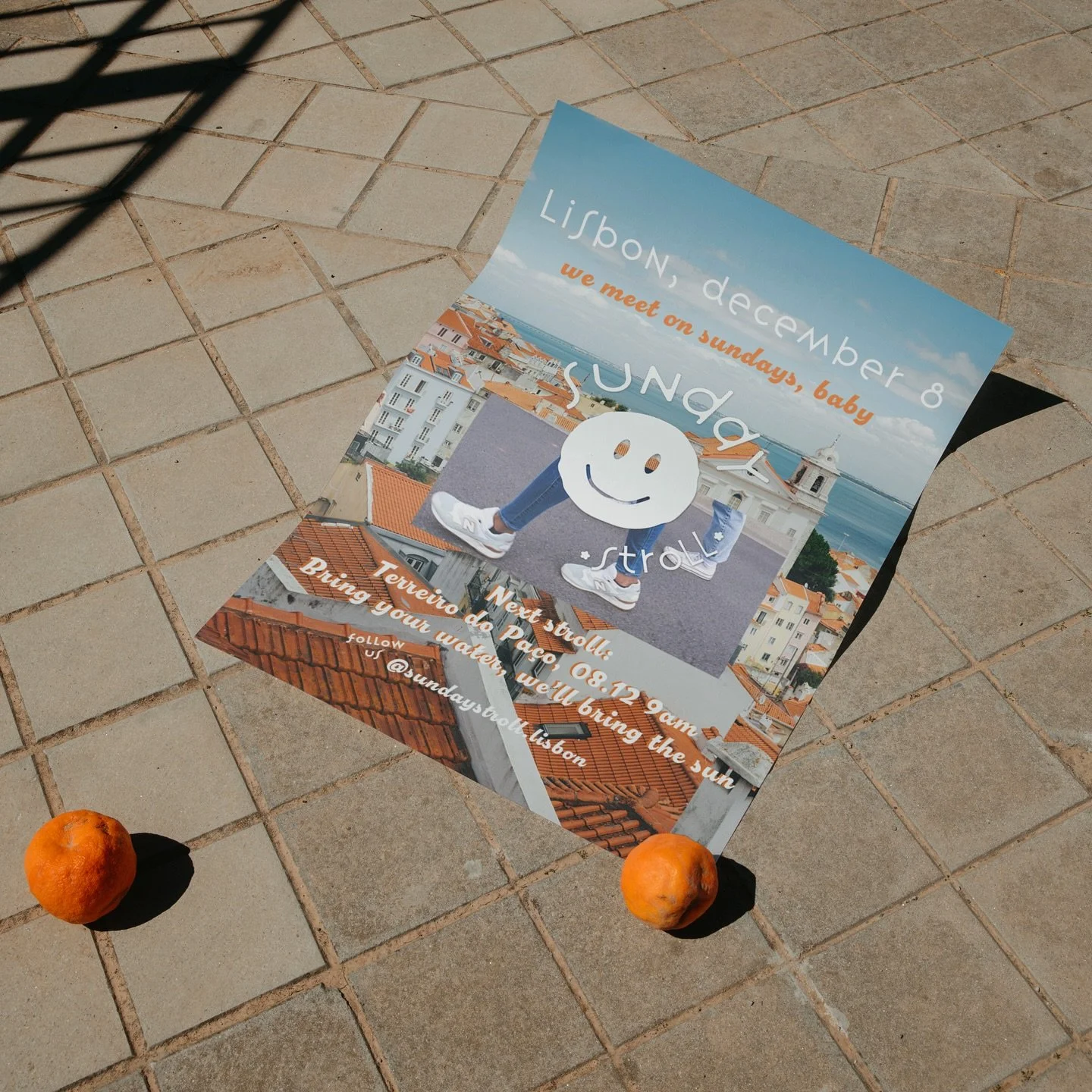My entry for @thatgoodspark first brief! 😊 Also my debut using @bendito.mockup mockups 🤩

Sunday Stroll is a walking club. My version is set in Lisbon, since I&rsquo;m based in Portugal, but I can easily see Sunday Stroll becoming a global club 👯&