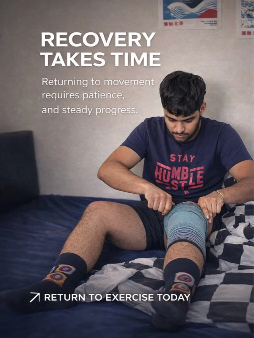 Recovery takes time, patience, and trust in your body.

This is Austin Joy (@austinjoy_25), who&rsquo;s been using the app to rebuild confidence in his knee. He&rsquo;s working through leg strength exercises independently, at his own pace, and learni