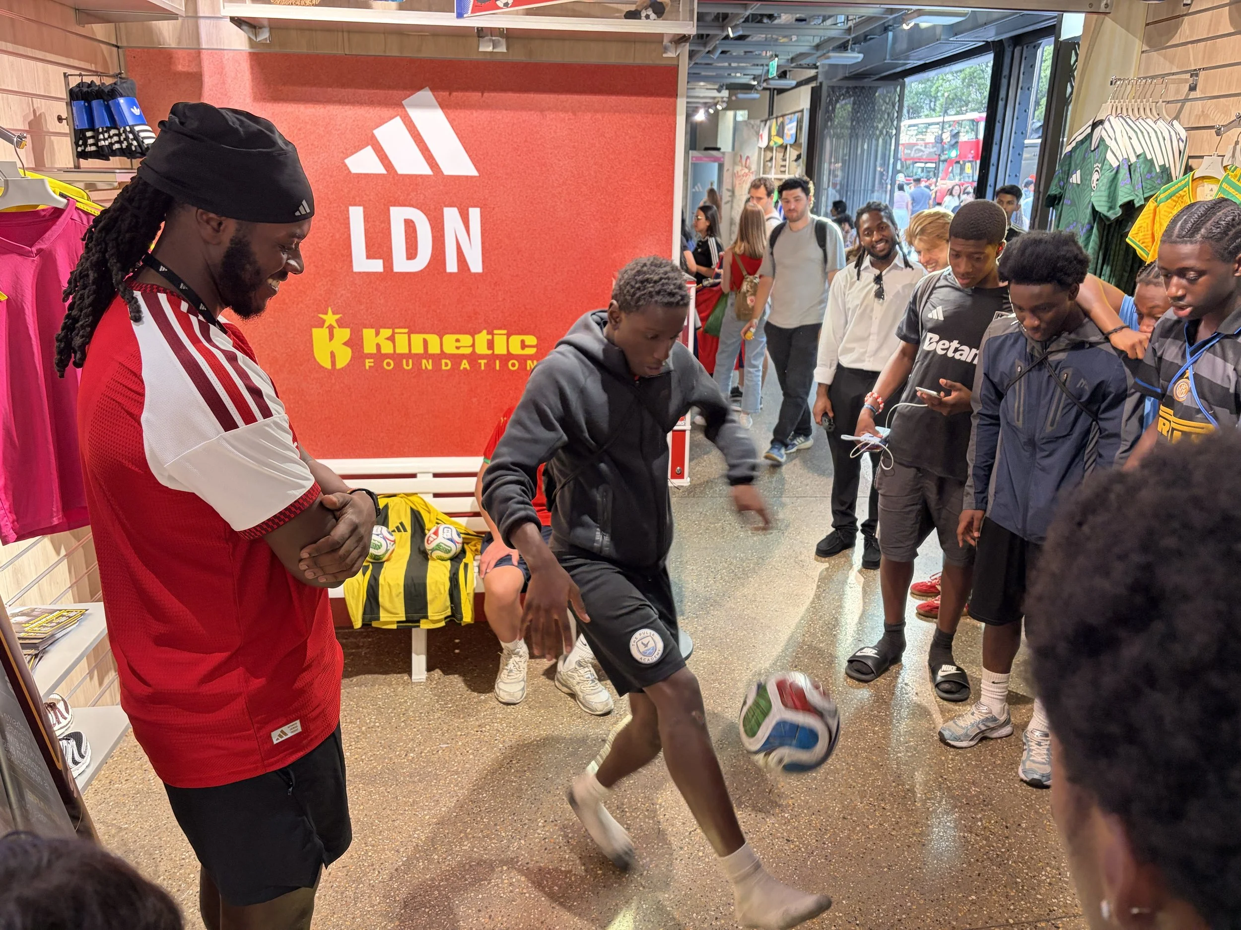 Kinetic takes over the adidas LDN Flagship Store