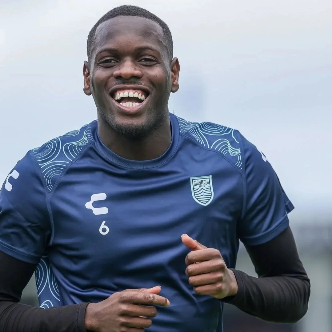 Wes Fonguck playing for USL Championship side Monterey Bay FC