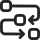 Icon representing streamlined marketing processes - optimizing business operations