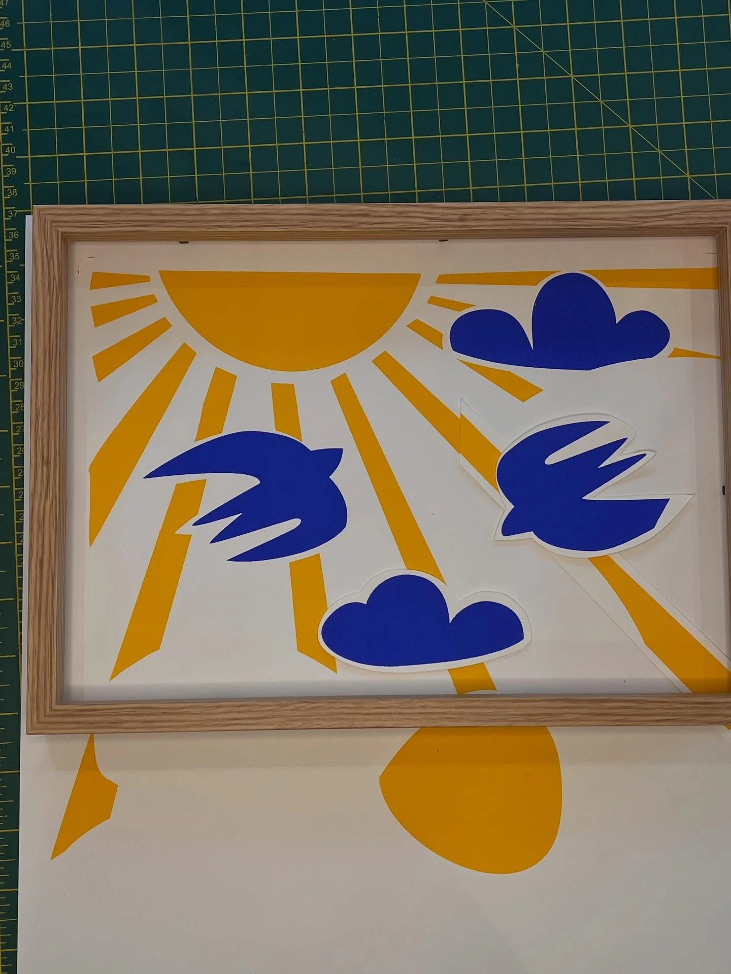 Creating some collages from screen prints that didn&rsquo;t make the cut, due to little imperfections. They&rsquo;ve turned out well!

I&rsquo;ll be selling these at the upcoming markets but DM me if you&rsquo;re interested.

#screenprint #collage #a