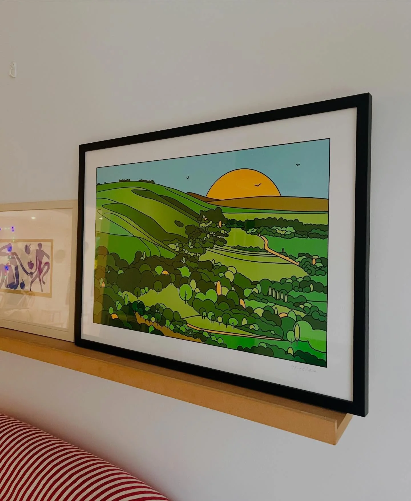Southdowns in all its colourful glory. Honestly, whack this on your wall for some instant colour and fun 🤩 

Brilliantly printed in Brighton by the lovely @giclees.co