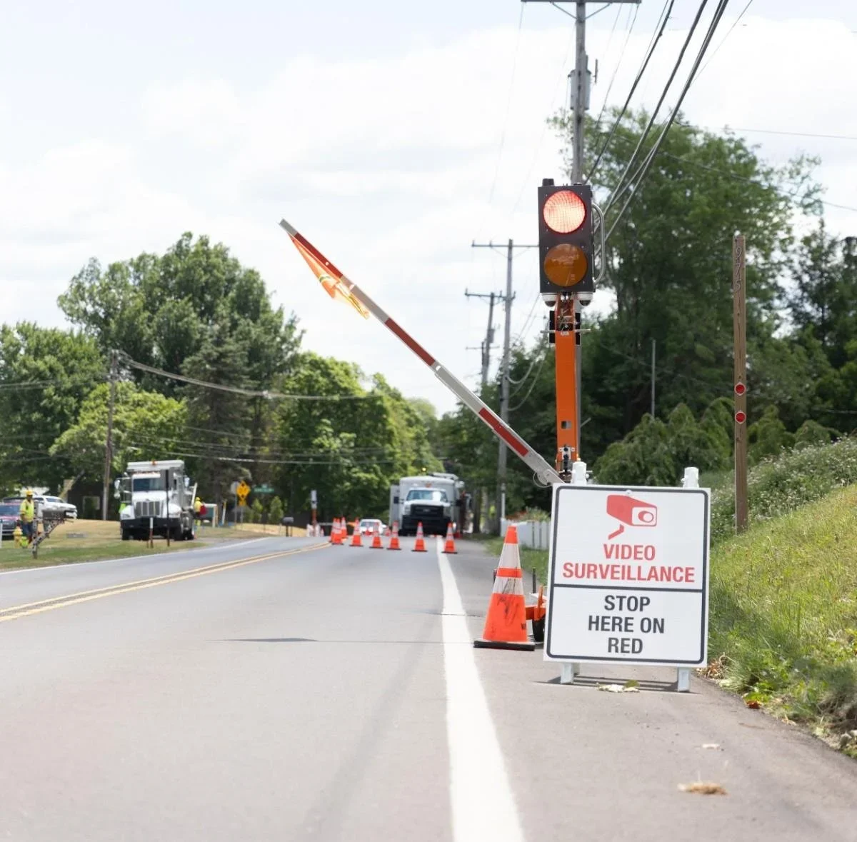 Comprehensive signage and traffic control solutions for an electrical utility work project