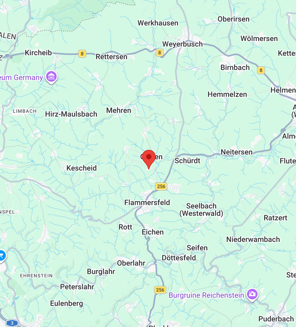 Anfahrtskarte für Zaunbau Strickhausen