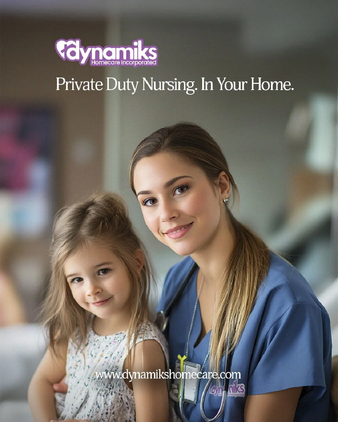 If you&rsquo;ve been searching for private duty nursing near me for your child, you're not alone&mdash;and you&rsquo;re in the right place.

At Dynamiks Home Care, our pediatric nurses provide one-on-one, in-home care for children with complex medica