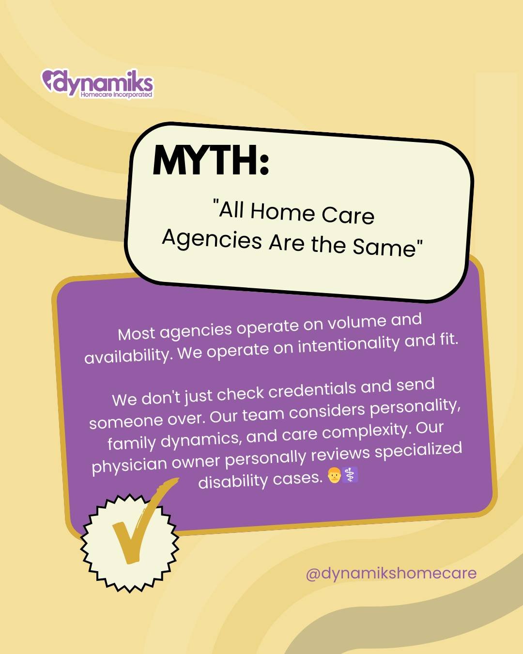 If all home care agencies were the same, families wouldn't keep calling us after bad experiences elsewhere.

But they do. And here's what they tell us:

❌ "The last agency just sent whoever was available."
❌ "We had five different nurs