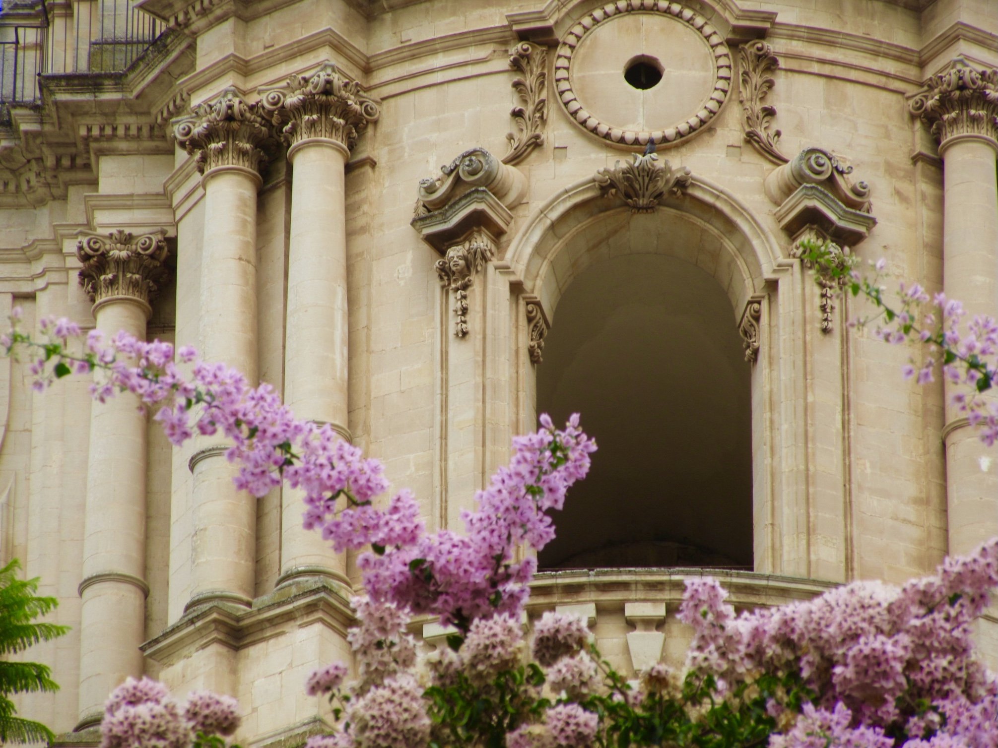 A stunning Baroque church facade in Modica, Sicily.