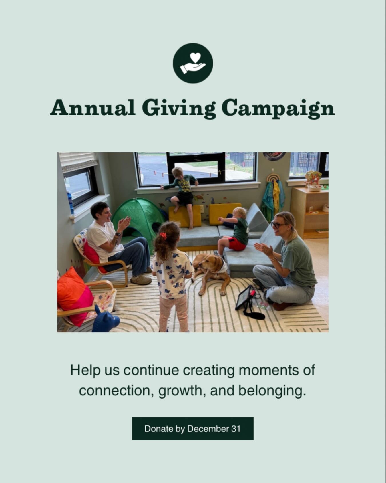 🌳 Our Annual Giving Campaign is here! 

At Heartwood, every day brings small breakthroughs that mean everything &mdash; a smile during a tough moment, a brave try at something new, a connection that finally feels real.  These moments are made possib
