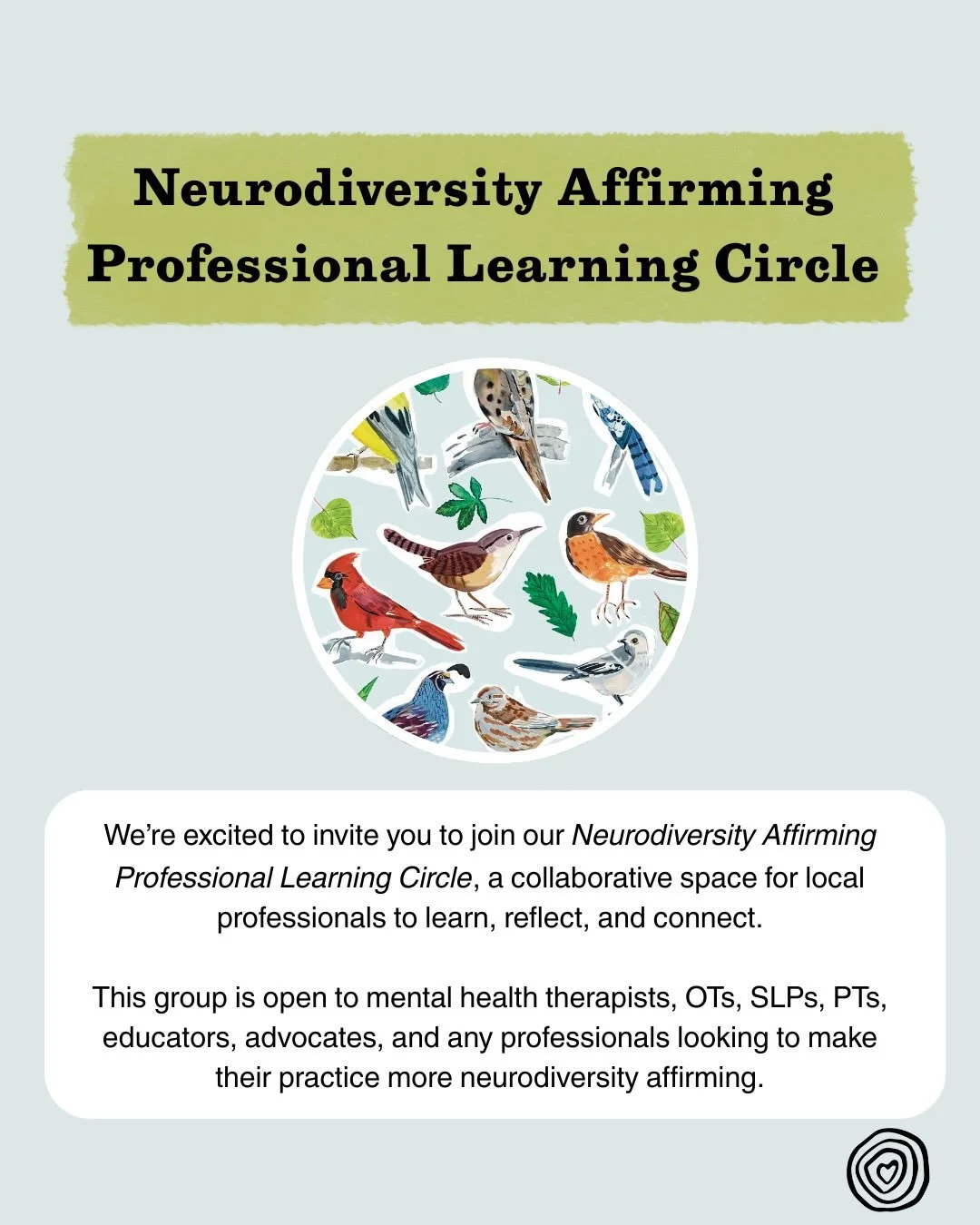 We have a lot of big dreams when it comes to Heartwood &amp; creating space for professionals to learn with and from each other has been a dream of ours from the start! We hope you&rsquo;ll join us ❤️