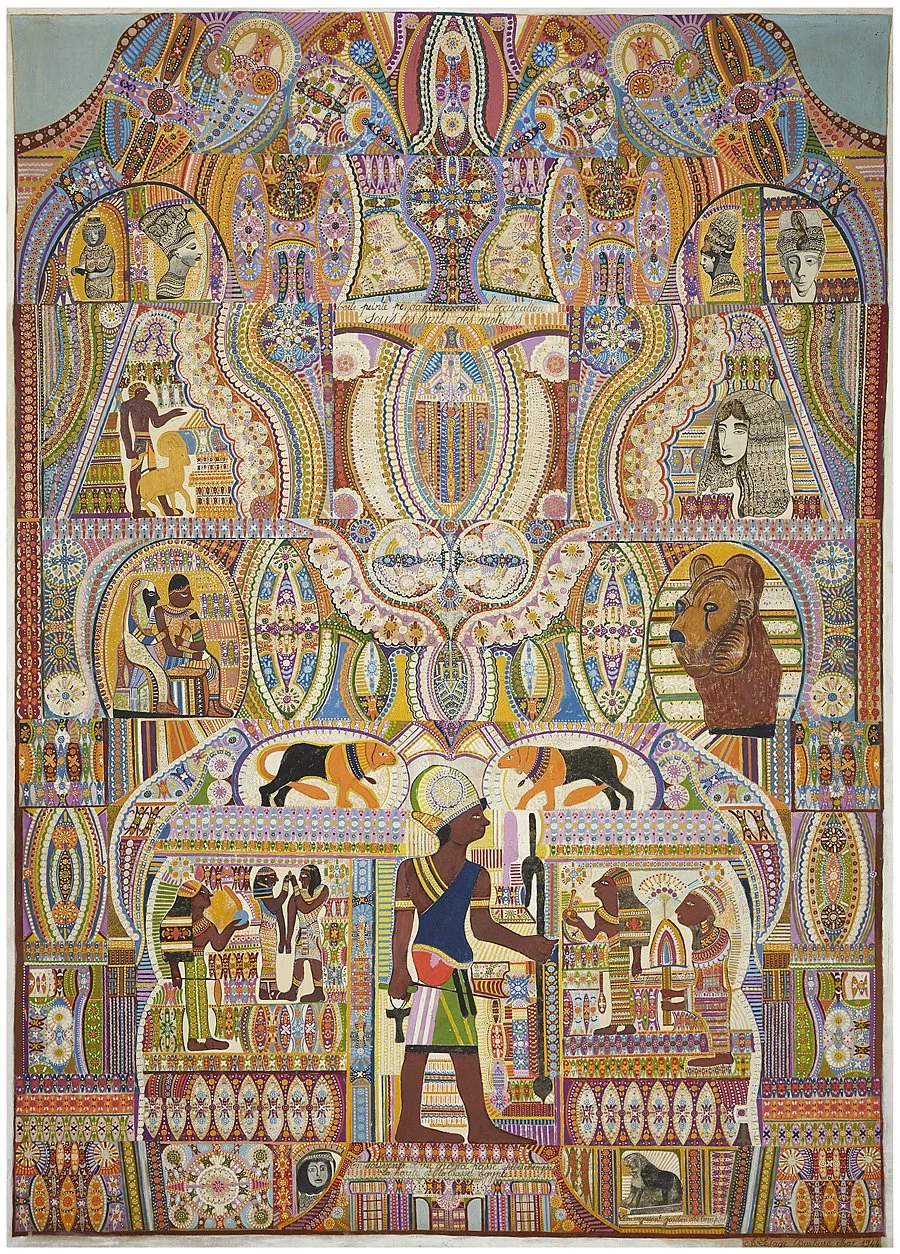 Augustin Lesage, Sans titre, 1944, Huile sur toile, 185x135.jpg