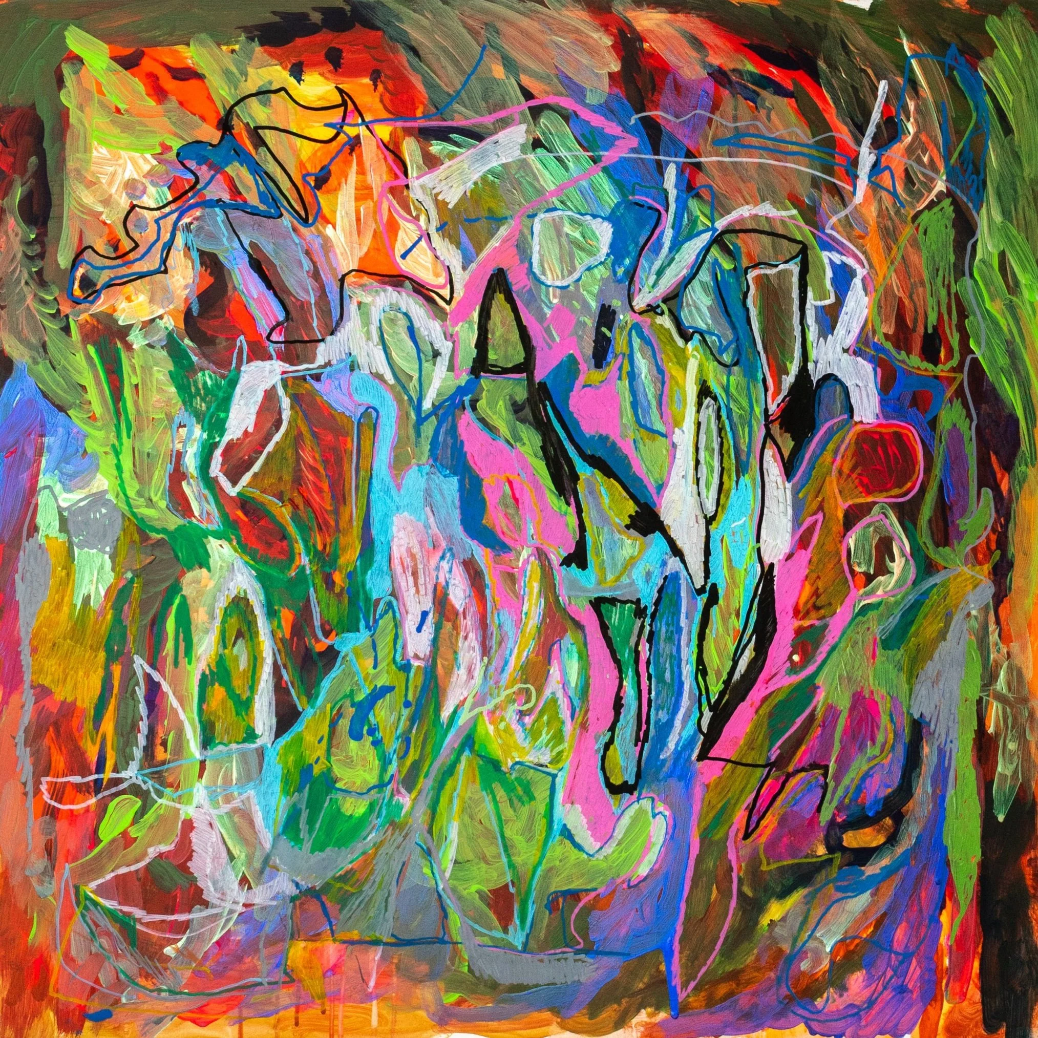 Joseph Alef_JA 141 30x30x2.5_Acrylic and ink on panel.jpg