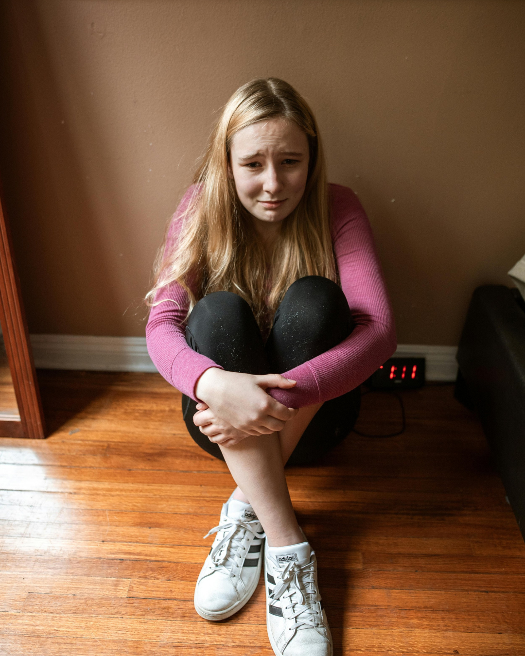 teenage girl having trouble with emotional regulation