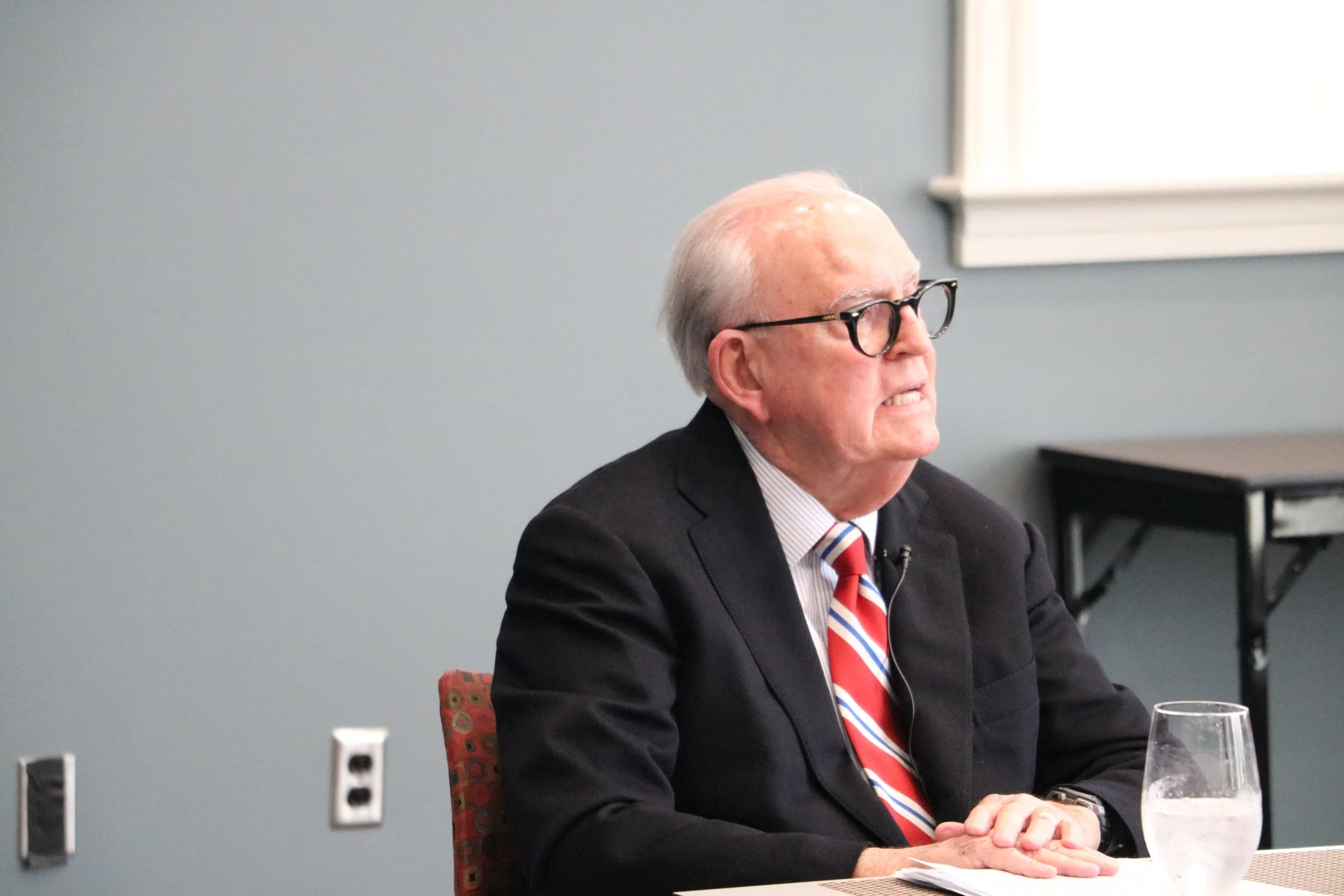 Dick Scruggs says that the news media and the rule of law are under attack