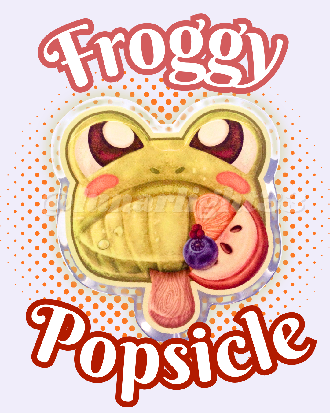 Froggy Popsicle Phone Grip