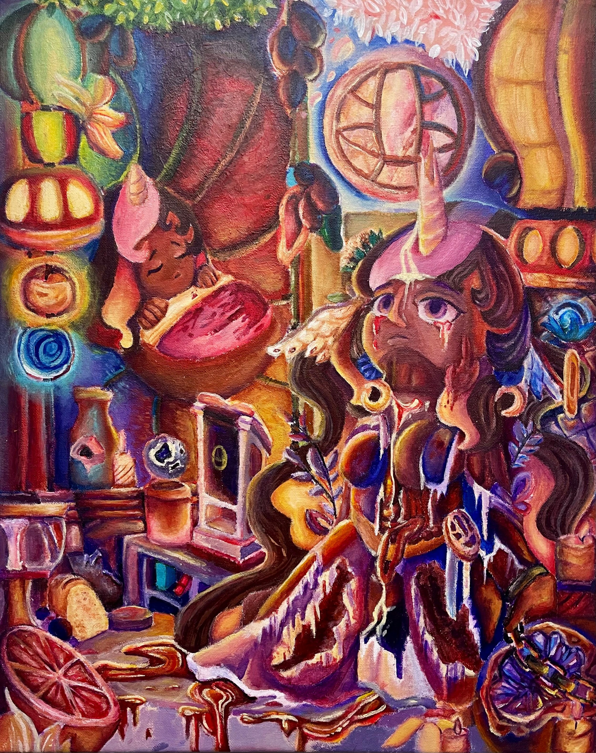 This was entered into the scholastic art and writing competition