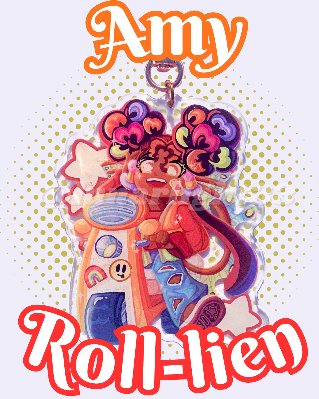 Amy Roll-lien Keychain