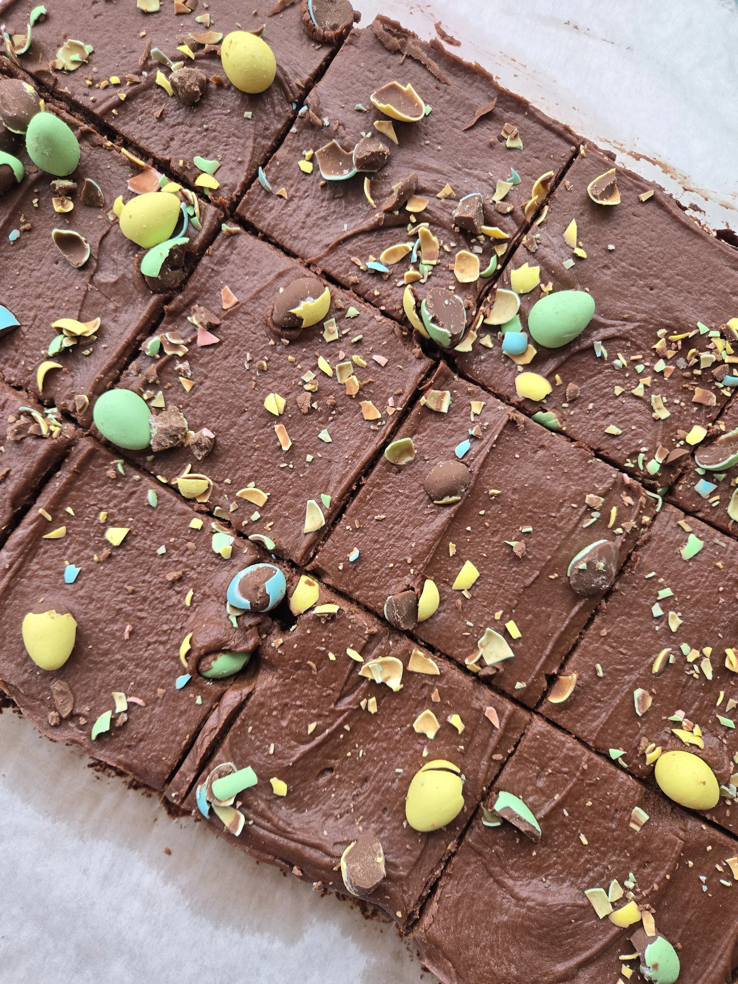 Mini Egg Brownies
