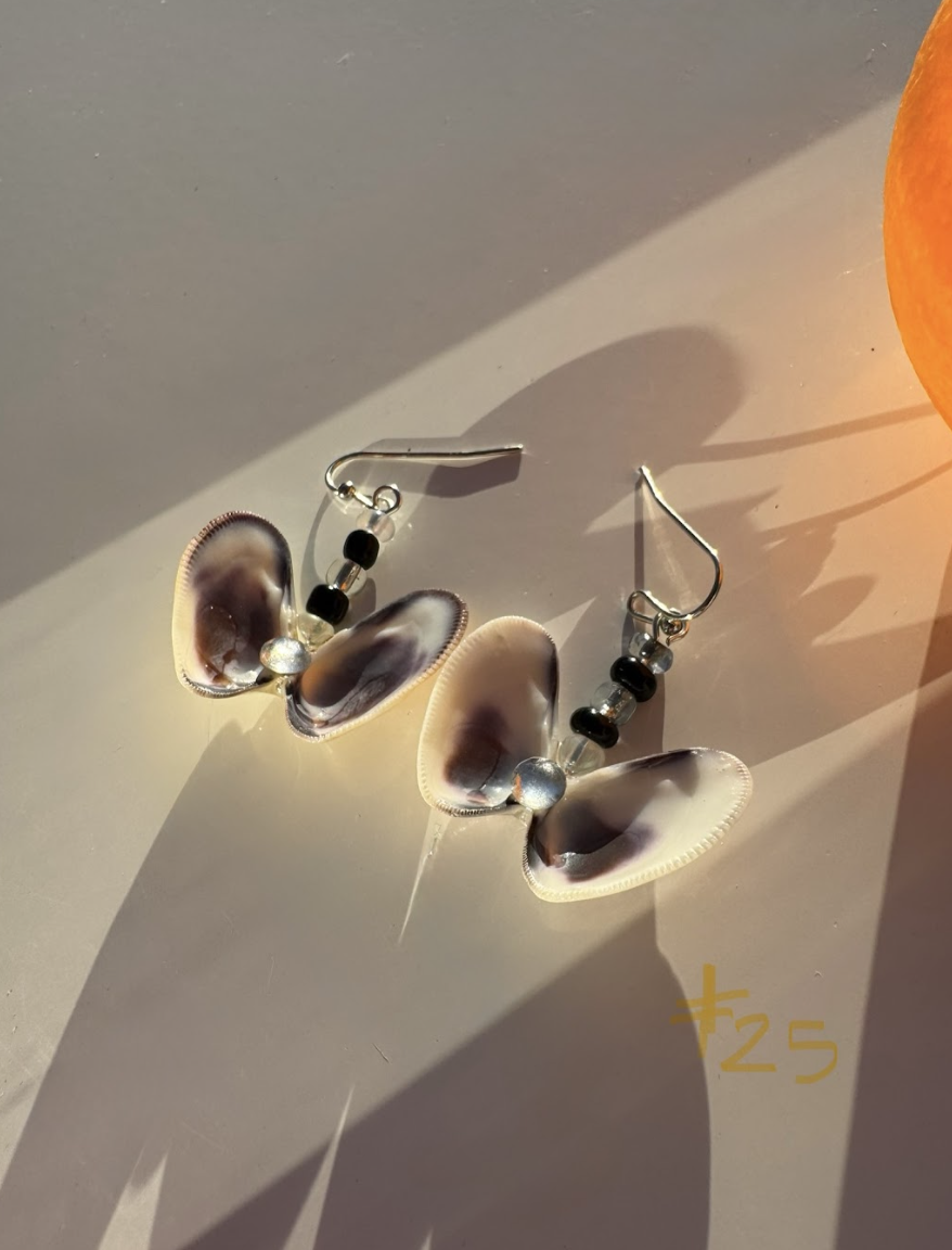Chic Silver Sea Shell Earrings - #25