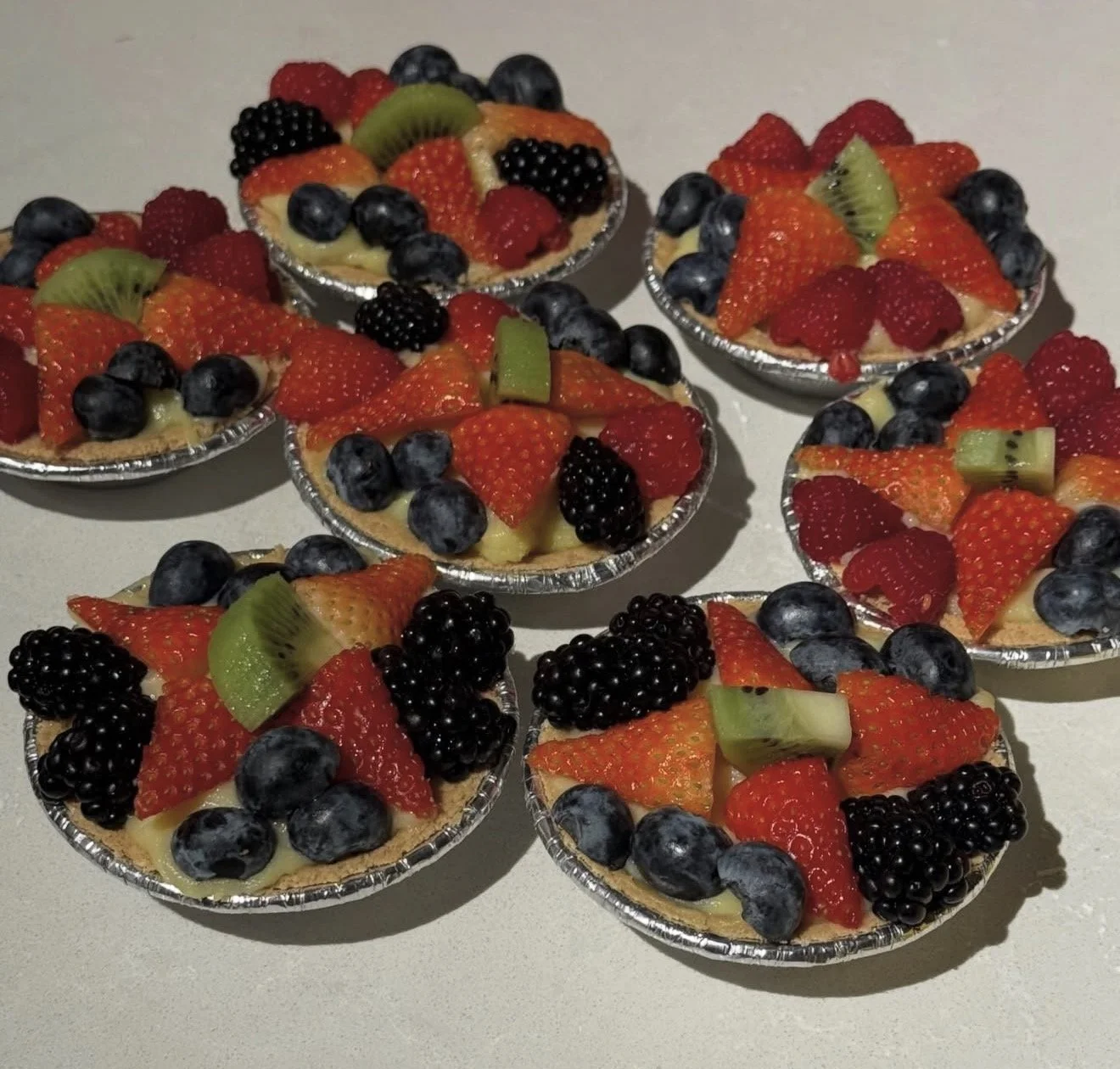 FRUIT TARTS (WHOLE BATCH (NINE))