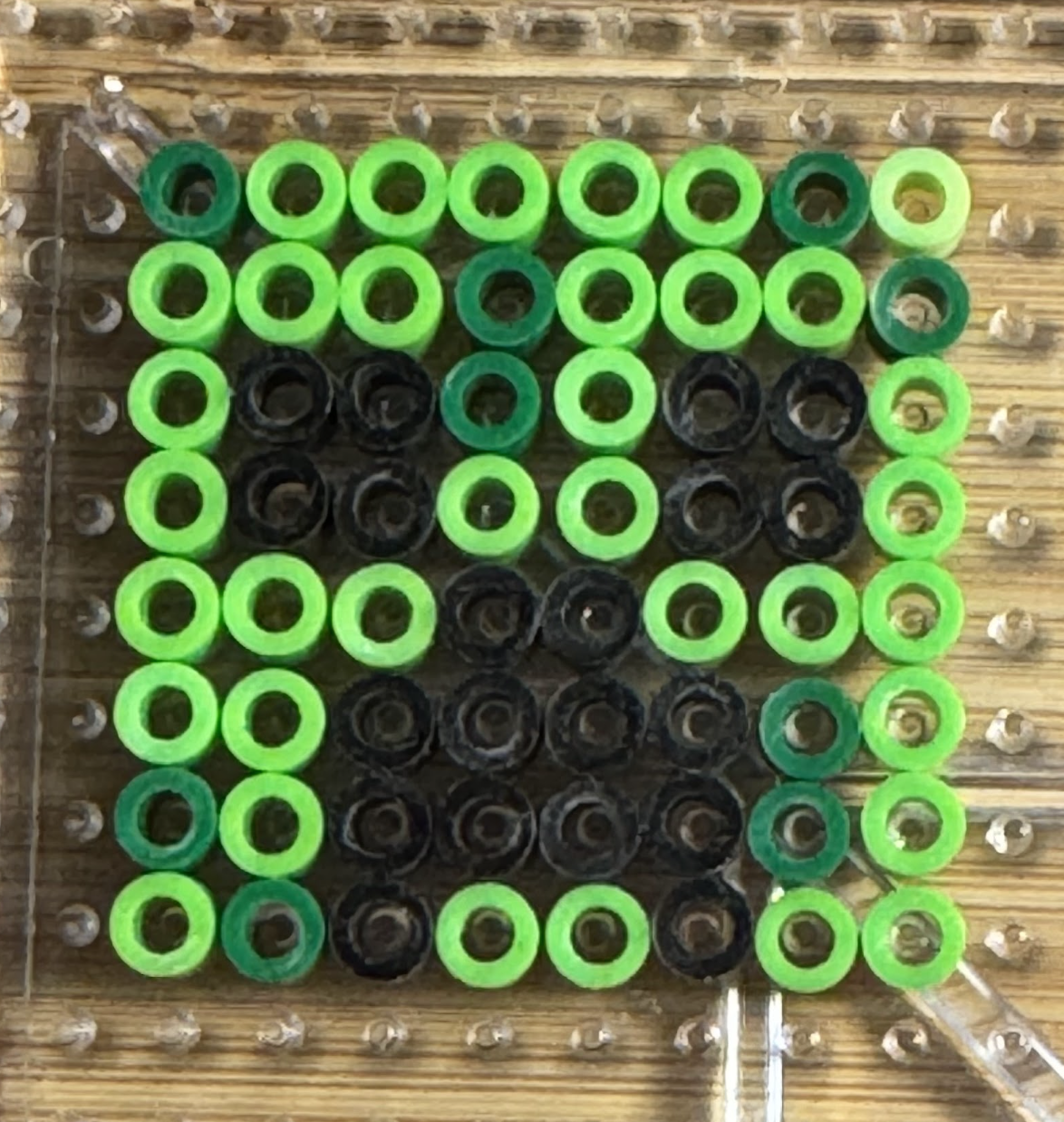 MINECRAFT CREEPER BEADED ART