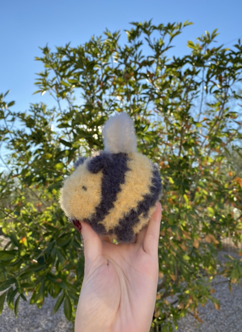 Fuzzy Crochet Bee